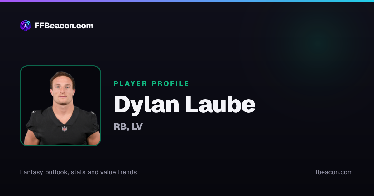 Dylan Laube Fantasy Football Stats, Trade Value, News | FF Beacon