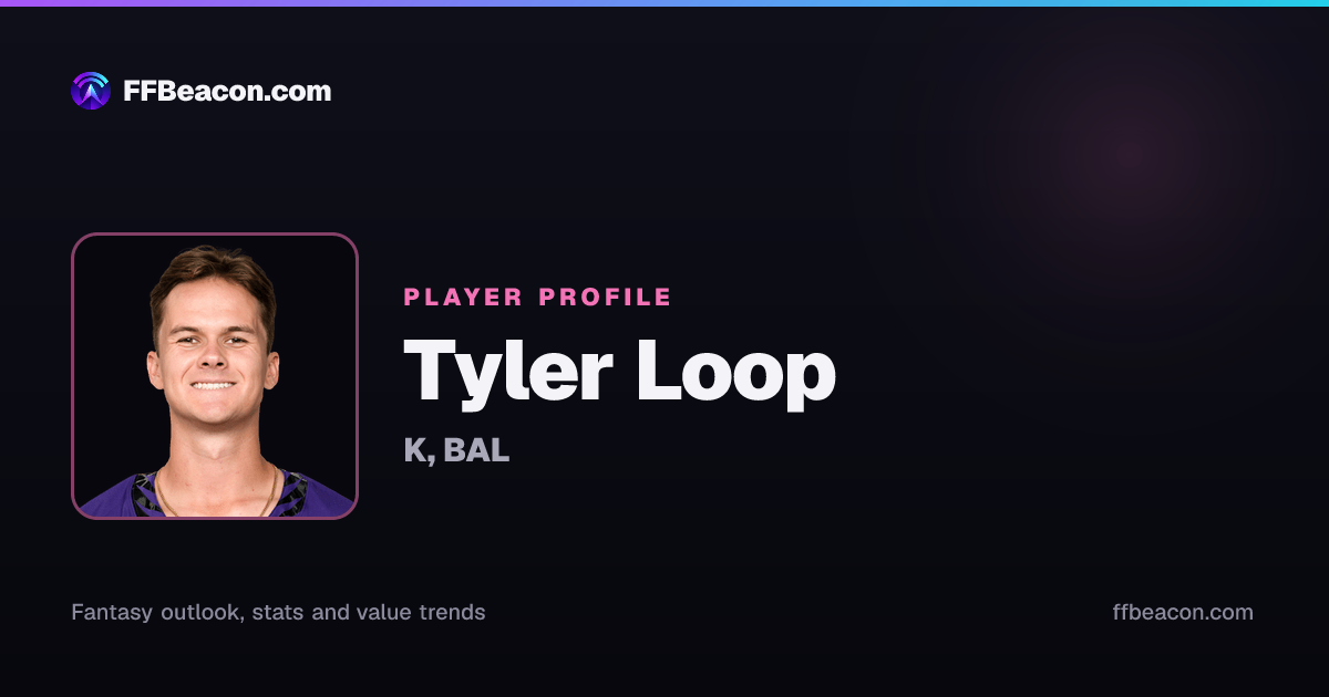 Tyler Loop Fantasy Football Stats, Trade Value, News | FF Beacon